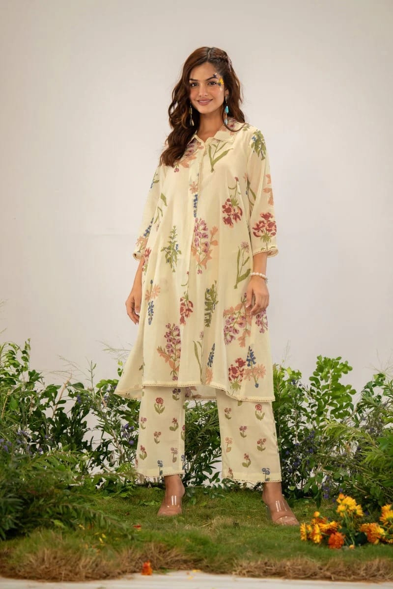 2pcs suit with lining